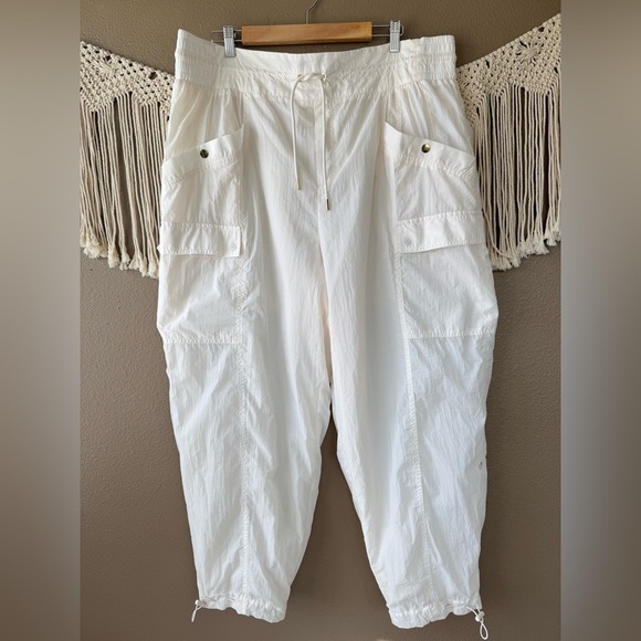 Athleta x Alicia Keys High Waist Drawstring Stretch Utility Pant NWOT J - Picture 1 of 12